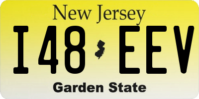 NJ license plate I48EEV