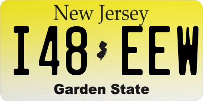 NJ license plate I48EEW
