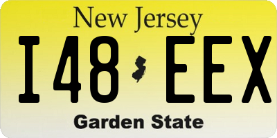 NJ license plate I48EEX