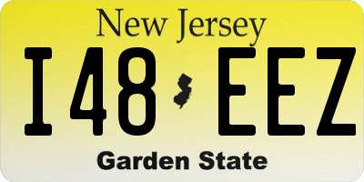 NJ license plate I48EEZ
