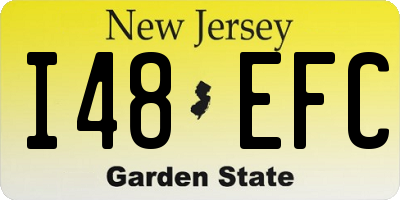 NJ license plate I48EFC