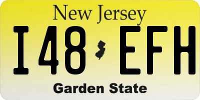 NJ license plate I48EFH