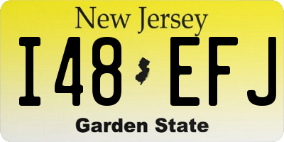 NJ license plate I48EFJ