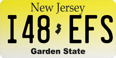 NJ license plate I48EFS