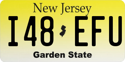 NJ license plate I48EFU