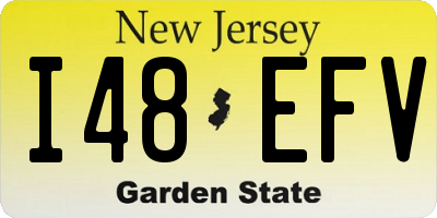 NJ license plate I48EFV