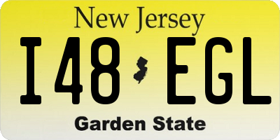 NJ license plate I48EGL