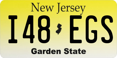 NJ license plate I48EGS