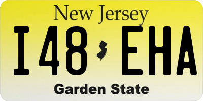 NJ license plate I48EHA