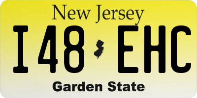 NJ license plate I48EHC