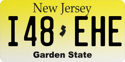 NJ license plate I48EHE