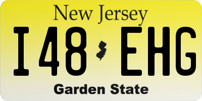 NJ license plate I48EHG