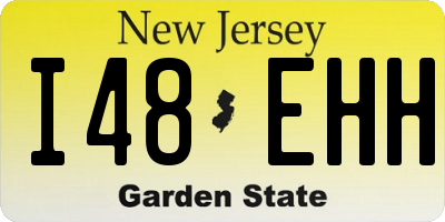 NJ license plate I48EHH