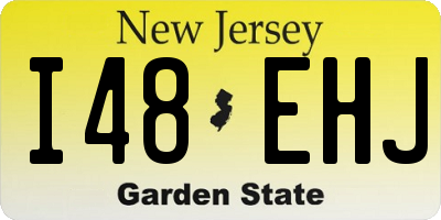 NJ license plate I48EHJ