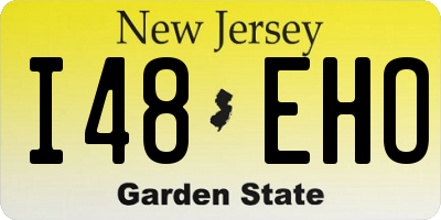 NJ license plate I48EHO
