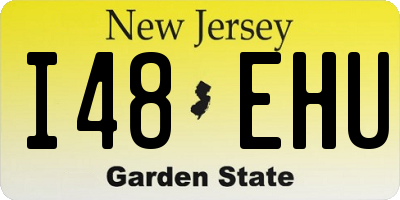 NJ license plate I48EHU