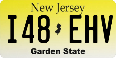 NJ license plate I48EHV