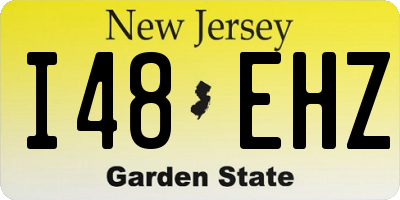NJ license plate I48EHZ