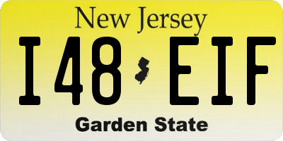 NJ license plate I48EIF