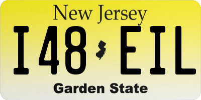 NJ license plate I48EIL