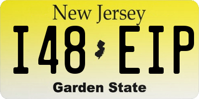 NJ license plate I48EIP