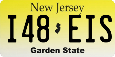 NJ license plate I48EIS