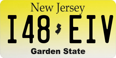 NJ license plate I48EIV