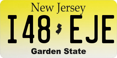 NJ license plate I48EJE