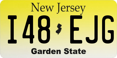 NJ license plate I48EJG