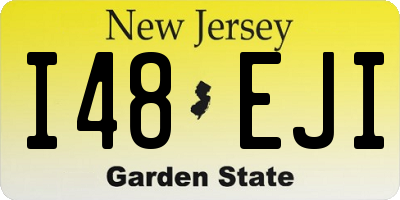 NJ license plate I48EJI