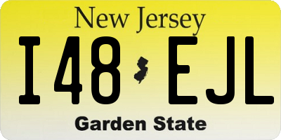 NJ license plate I48EJL