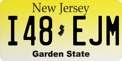 NJ license plate I48EJM