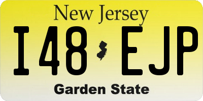 NJ license plate I48EJP