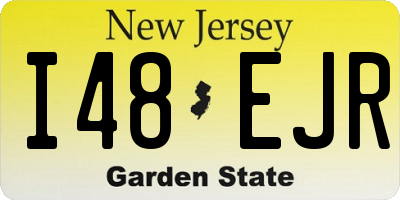 NJ license plate I48EJR