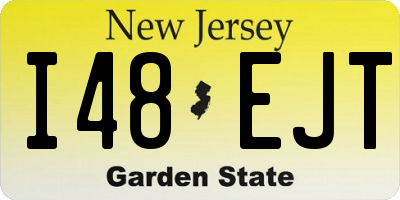 NJ license plate I48EJT