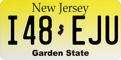 NJ license plate I48EJU