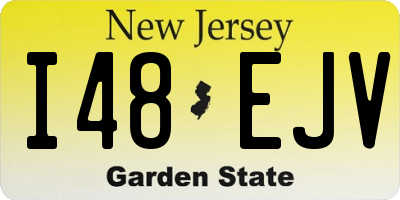 NJ license plate I48EJV