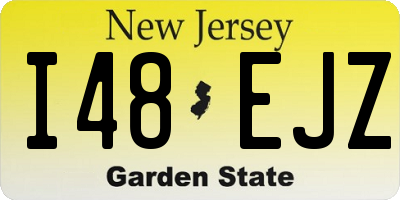 NJ license plate I48EJZ