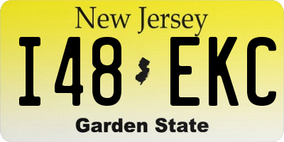 NJ license plate I48EKC