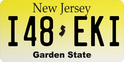 NJ license plate I48EKI