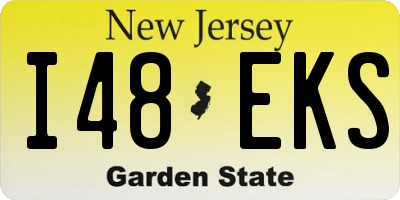 NJ license plate I48EKS