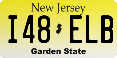 NJ license plate I48ELB