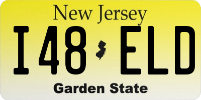 NJ license plate I48ELD