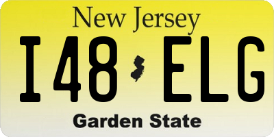 NJ license plate I48ELG