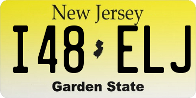 NJ license plate I48ELJ