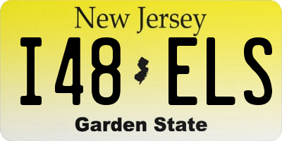 NJ license plate I48ELS
