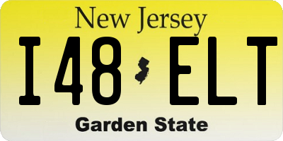 NJ license plate I48ELT