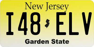 NJ license plate I48ELV
