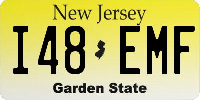 NJ license plate I48EMF