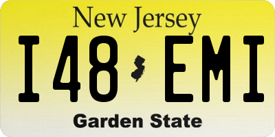 NJ license plate I48EMI